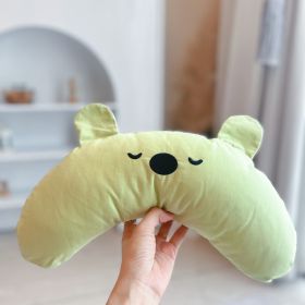 Cartoon Bear Dogcat Cervical Support Pillow (Option: Matcha Green)