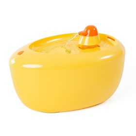 Aiwo Cat Water dispenser Automatic circulation Intelligent Pet Water dispenser Pet Water Supplies Hot Cross border Wholesale (colour: Little Yellow Duck Water dispenser - Yellow)