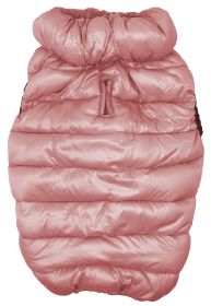 Pet Life 'Pursuit' Quilted Ultra-Plush Thermal Dog Jacket (Color: pink)