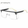 one-piece rimmed sunglasse personality letters Cross border sunglasses Manufacturer direct sales glasses